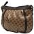 Borsa a tracolla Gucci GG Crystal Abbey D Ring Beige - vista 2