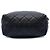 Borsa Bowling Satchel Chanel Mini CC in Pelle di Agnello Matelassé Nera Nero - vista 3