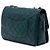 Borsa a tracolla Chanel Citizen con patta a zip in pelle d'agnello matelassé Large, Verde - vista 2