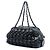 Borsa Bowling Chanel in pelle d'agnello matelassé bubble nera Nero - vista 2