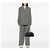 Borsa Bowling Chanel in pelle d'agnello matelassé bubble nera Nero - vista 5