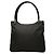 Tote Prada Tessuto Nera con Manici in Resina Nero