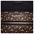 Borsa Book Tote Burberry TB Monogram E Canvas Stripe Marrone - vista 5