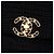 Borsa Chanel Medium Crochet 19 Flap Satchel Nera Nero - vista 5