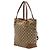 Borsa Tote Gucci GG Canvas GG Charm Beige - vista 2