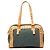 Borsa a tracolla in denim con borchie blu Fendi