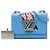 Borsa a tracolla Louis Vuitton Epi Early Bird Twist MM Blu - vista 7