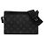 Borsa a tracolla portafoglio portatile Gaston Louis Vuitton Monogram Eclipse Nero