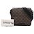 Borsa a tracolla Louis Vuitton Monogram Macassar District PM Marrone - vista 6