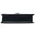 Clutch da polso Prada in Saffiano nero con borchie e chiusura push lock - vista 3