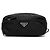 Pouch Prada in Tessuto con rifiniture in Saffiano nera Nero