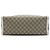 Padlock Tote Gucci Medium GG Supreme con Lucchetto Bianco - vista 3