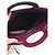 Borsa Christian Dior Monogram in tela bordeaux e marrone Bordò - vista 7