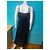 Autre Marque Sud Express Samtkleid Schwarz mit Leopardenmuster - Ansicht 5