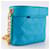 Borsa a tracolla Mini Chain Chanel Blu Turchese - vista 3