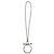 Hermès Collana lunga con pendente Hermes Mole de Brides Silver