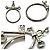 Hermès Collana lunga con pendente Hermes Mole de Brides Silver - vista 4
