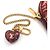 Monedero Louis Vuitton Monogram Vernis Roja Burdeos - vista 5