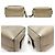 Borsa Gucci Soho Pouch in oro metallizzato D'oro - vista 2