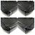 Borsa Tote Prada in pelle Saffiano nera Nero - vista 3