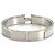 Bracciale Hermès Click H in Grigio e Bianco Marrone