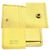 Miu Miu Madras Leather Mini Wallet Golden - view 5