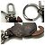 Louis Vuitton Monogram Portefeuille Animal Dog Keychain - vista 3