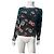 KOOKAÏ Top negro con estampado paisley y estrellas Multicolor