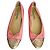 Chanel Ballerine in pelle rosa D'oro