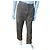 Autre Marque Pantaloni in cotone marrone Quinze Serge Blancs