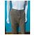 Autre Marque Pantaloni in cotone marrone Quinze Serge Blancs - vista 3