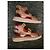 Sandali platform Chanel in pelle matelassé e camoscio Beige Arancione - vista 7