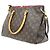 Louis Vuitton Pallas Tote Monogram Canvas with Leather MM Marrone - vista 3