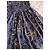 Abito Midi Tommy Hilfiger Paisley Blu e Arancione Verde Blu scuro - vista 8