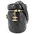 Vanity Borsa a tracolla Chanel Matelassé con catena da donna Nero