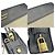 Prada Esplanade Bicolor Schultertasche Schwarz Khaki - Ansicht 6