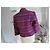 Alain Manoukian Giacca corta a righe Rosa Rosso Beige Verde Porpora - vista 5
