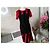Kenzo Abito midi bicolore Nero Rosso - vista 5