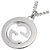 Pendente a maglie di catena Interlocking G inciso Gucci in argento sterling Large - vista 2