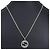 Pendente a maglie di catena Interlocking G inciso Gucci in argento sterling Large - vista 6