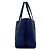 Borsa Tote Loewe T-Shopper Anagram Blu - vista 2