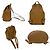 Salvatore Ferragamo Brown and Camel Leather Backpack - view 2