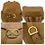 Salvatore Ferragamo Brown and Camel Leather Backpack - view 5