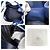 Borsa a tracolla Prada in pelle Saffiano Azzurro Blue - vista 3