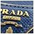 Borsa a tracolla Prada in pelle Saffiano Azzurro Blue - vista 7