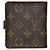 Cartera bi-fold Louis Vuitton Brown Monogram Castaño - vista 3