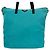 Borsa Tote Prada in nylon azzurro e pelle Blu chiaro - vista 8