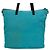 Borsa Tote Prada in nylon azzurro e pelle Blu chiaro - vista 9