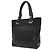 Bolsa Chanel Biarritz Tote em lona revestida acolchoada Small Preto - vista 2