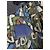 Louis Vuitton Bomber Graphique Multicolore T50 Nuovo Marrone Bianco Blu Verde scuro - vista 7